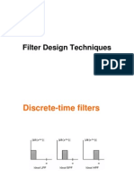 Filter Design Techniques I