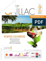Printemps Du Gaillac - Programme 2013