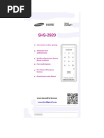 Download SHS-2920 en Manual by Moises David Mejia SN141626060 doc pdf