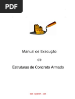 01 Manual de execução de Estrutura de Concreto Armado