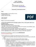 Aula 01 e 02 - Compreensão e Interpretação de Texto