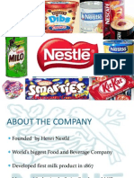 Nestle Company Overview and Sales Operations