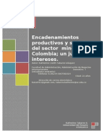 Ensayo_Encadenamientos Productivos y Sociales Del Sector Minero en Colombia