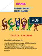 Teknik Simulasi & Main Peranan, Lakonan