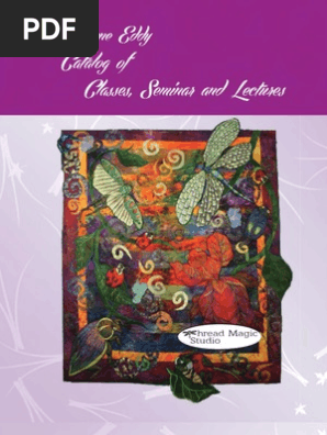 Eddy Class Brochure Quilting Embroidery