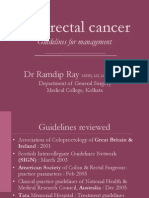 Colorectal Cancer: Guidelines For Management