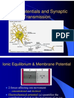 Action Potentials and Synaptic Transmission