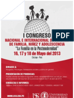 FLYER I Congreso Universidad de Sipán