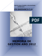 Memoria Anual 2012