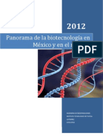 Panorama de La Biotecnologia