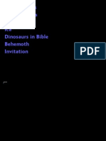 Kent Hovind Seminar Slides - Part 3a Dinosaurs in The Bible PDF