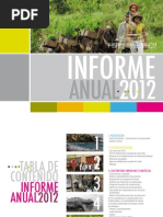 Informe 2012 Fondo Patrimonio Natural