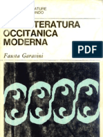 La Letteratura Occitanica Moderna Fausta Garavini Sansoni Accademia 1970