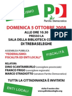 Manifesto Assemblea 5 Ottobre 2008