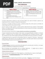 DIREITO ADMINISTRATIVO