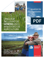 Lenguaje Inclusivo en El Ministerio de Agricultura