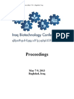 Iraq Biotechnology Conference Abstracts 7-9 May 2013