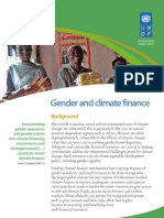 Policy Brief Gender and Climate Finance