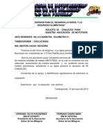 Solicitud de 50 chalecos para asociación de mototaxistas