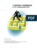 Project Control Handbook Implementation Plan