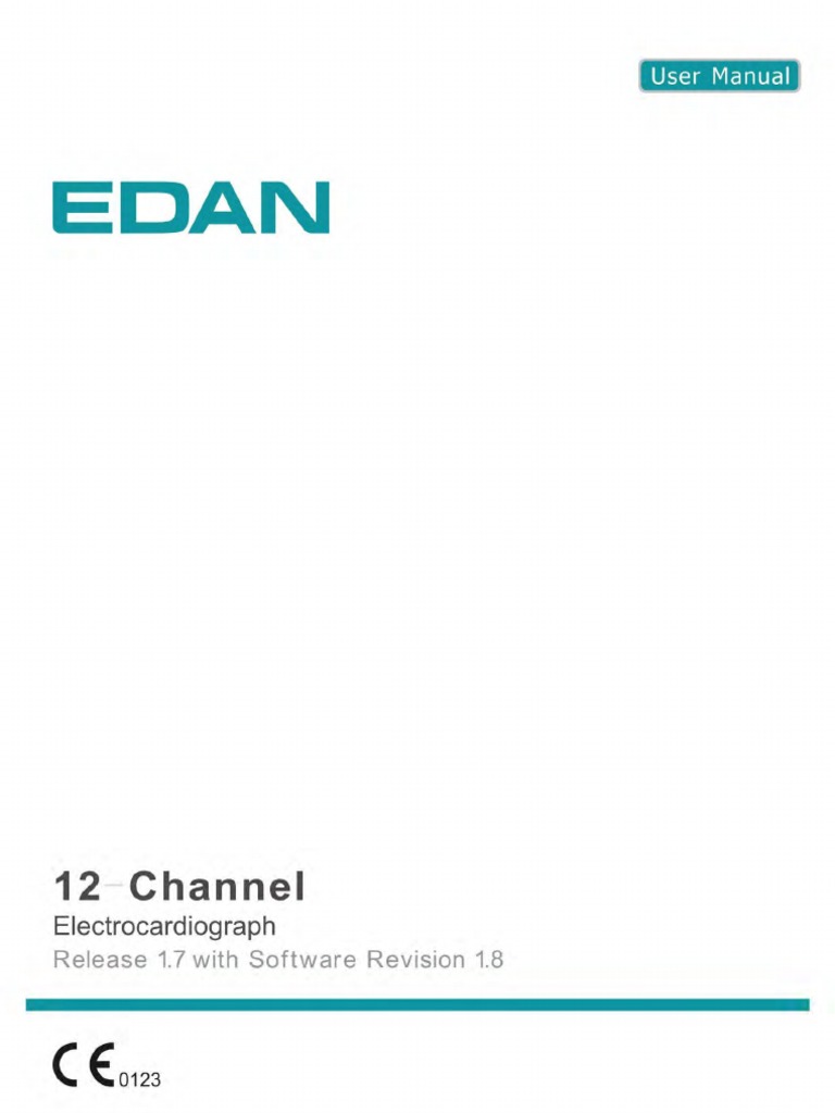Manual de Usuario Electrocardiografo Edan SE12 | PDF ...