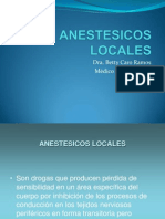 K.- Medicina Anestésicos Locales