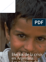 Efectos Crisis en Argentina - Documento de Difusion
