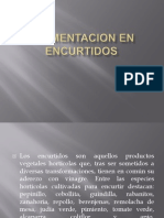 Fermentacion en Encurtidos