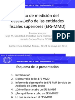 Marco de medición del desempeño de las entidades fiscales superiores (EFS-MMD)