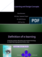 Presenting E-Learning and Design Concepts