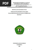 Contoh Proposal Kegiatan Kkn