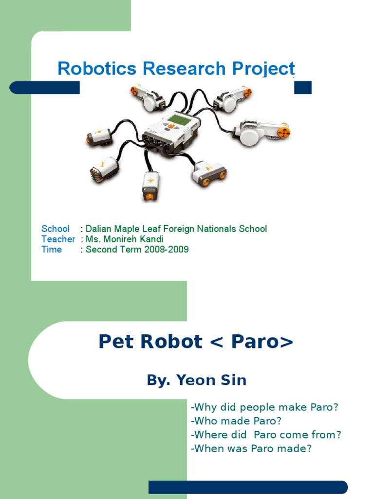Overview of Pet Robot Paro | PDF