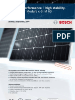 Bosch Solar Module C-Si M 60 240W Spec Sheet