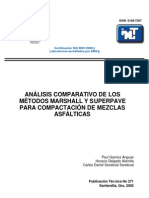 Comparativa Marshall Superpave