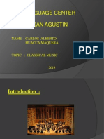 Language Center San Agustin: Name: Carlos Alberto Huacca Maquera