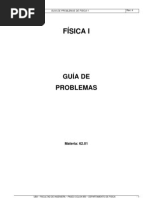 Guia de Problemas Fisica I