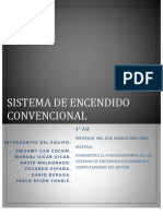 Sistema de encendido convencional: componentes y funcionamiento