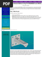 Download Finite Element Method Using Pro ENGINEER and ANSYS by Prithviraj Daga SN14178322 doc pdf