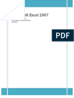 Ms Excel 2007
