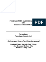 PK 05 B Pedoman Evaluasi Penawaran-Prakualifikasi-Dua Tahap-Sistem Nilai-Lumpsum.doc