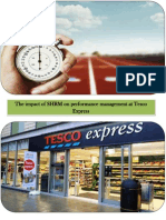 The Impact of SHRM On Performance Management at Tesco Express