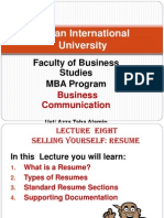 Sudan International University: Faculty of Business Studies MBA Program