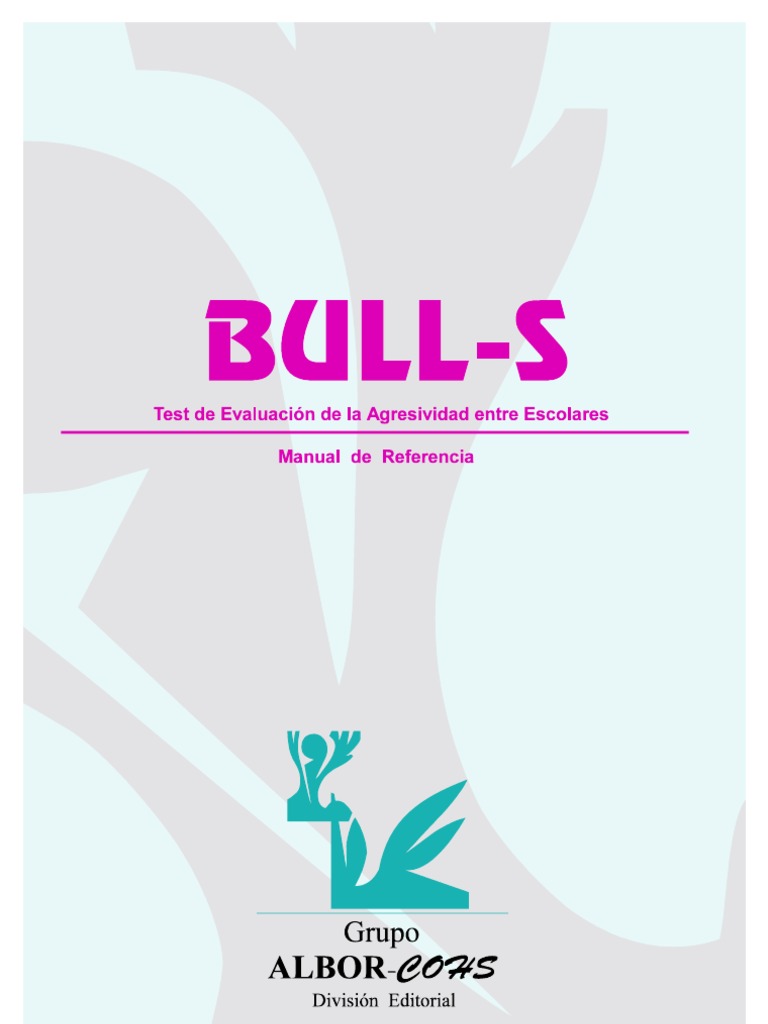 Manual Test Bull - S | PDF | Comportamiento | Validez (Estadísticas)