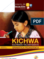 Gramática Kichwa Pedagógica