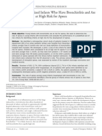 Bronchiolitis High Risk Apnea