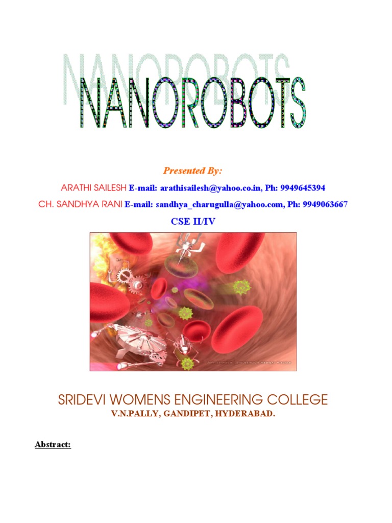 Future of Medicine: Nanorobots in Healthcare | PDF