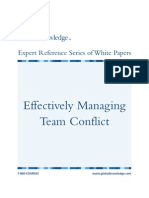 Managing Team Conflict PDF