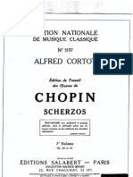 Chopin - Alfred Cortot édition de travail - Scherzos [1-2]