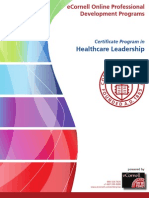 Healthcare Leadership: Certificate Program in