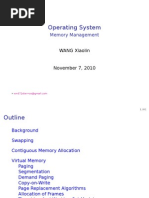 Operating System: Memory Management